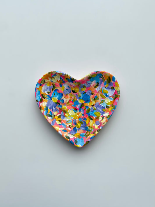 Heart Shaped Ceramic Trinket Tray #11