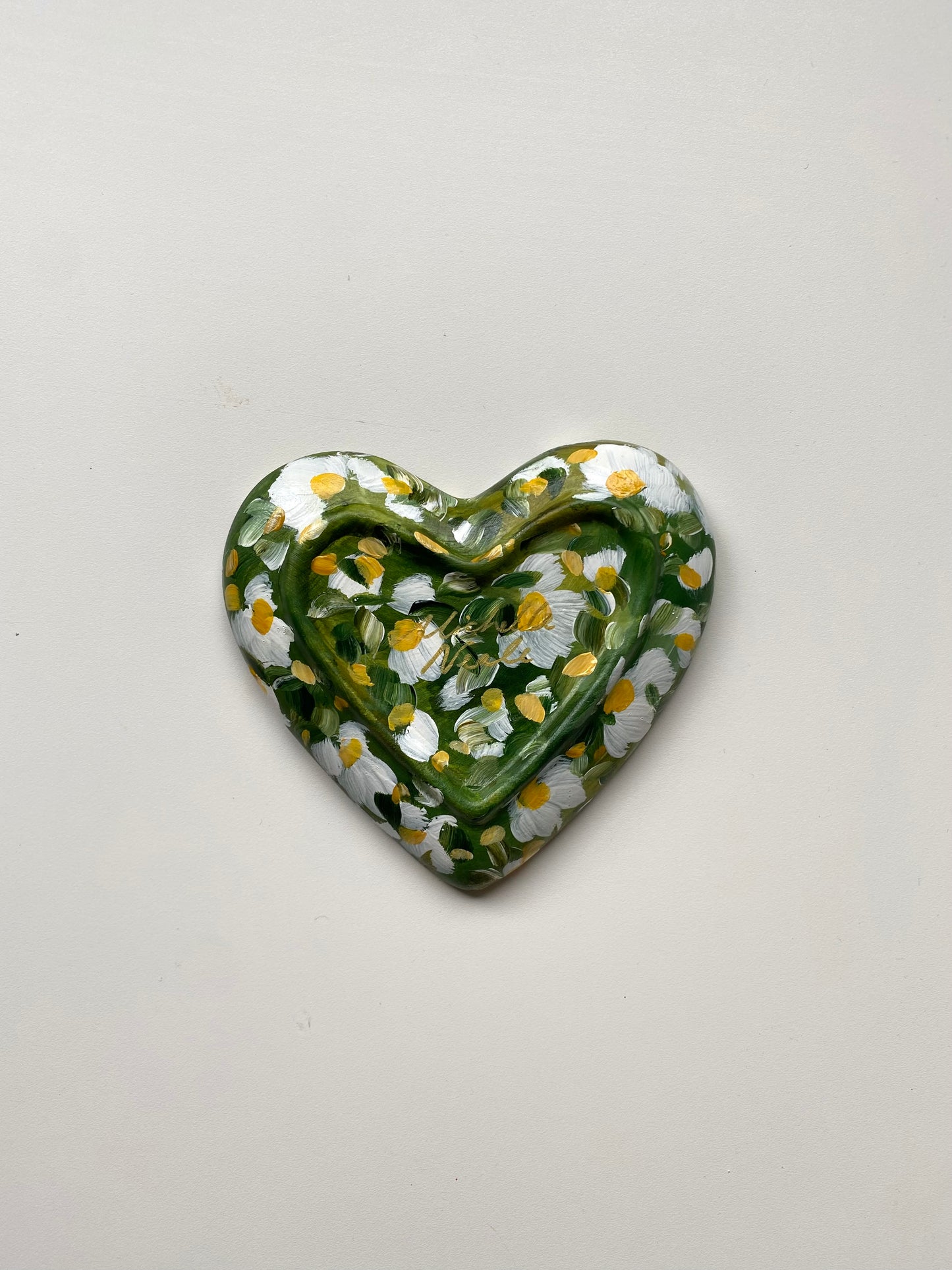 Heart Shaped Ceramic Trinket Tray #3