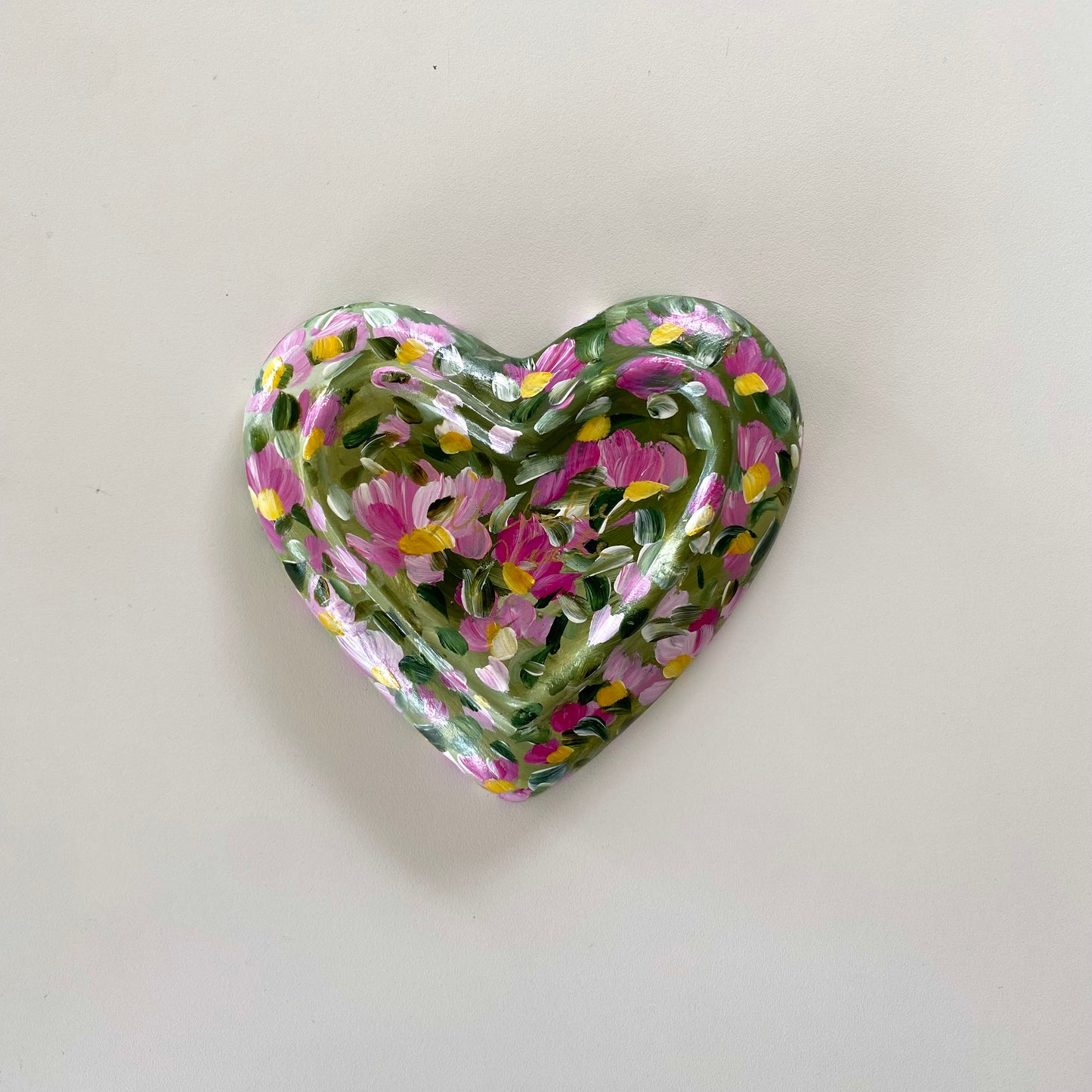 Heart Shaped Ceramic Trinket Tray #22