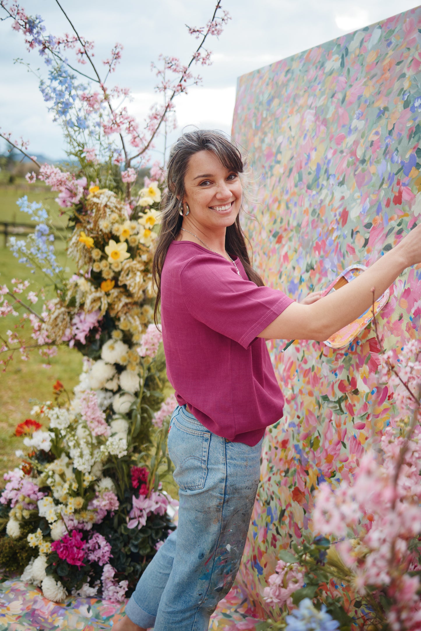 Hand Painted Backdrop