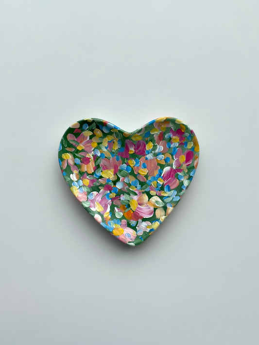Heart Shaped Ceramic Trinket Tray #13