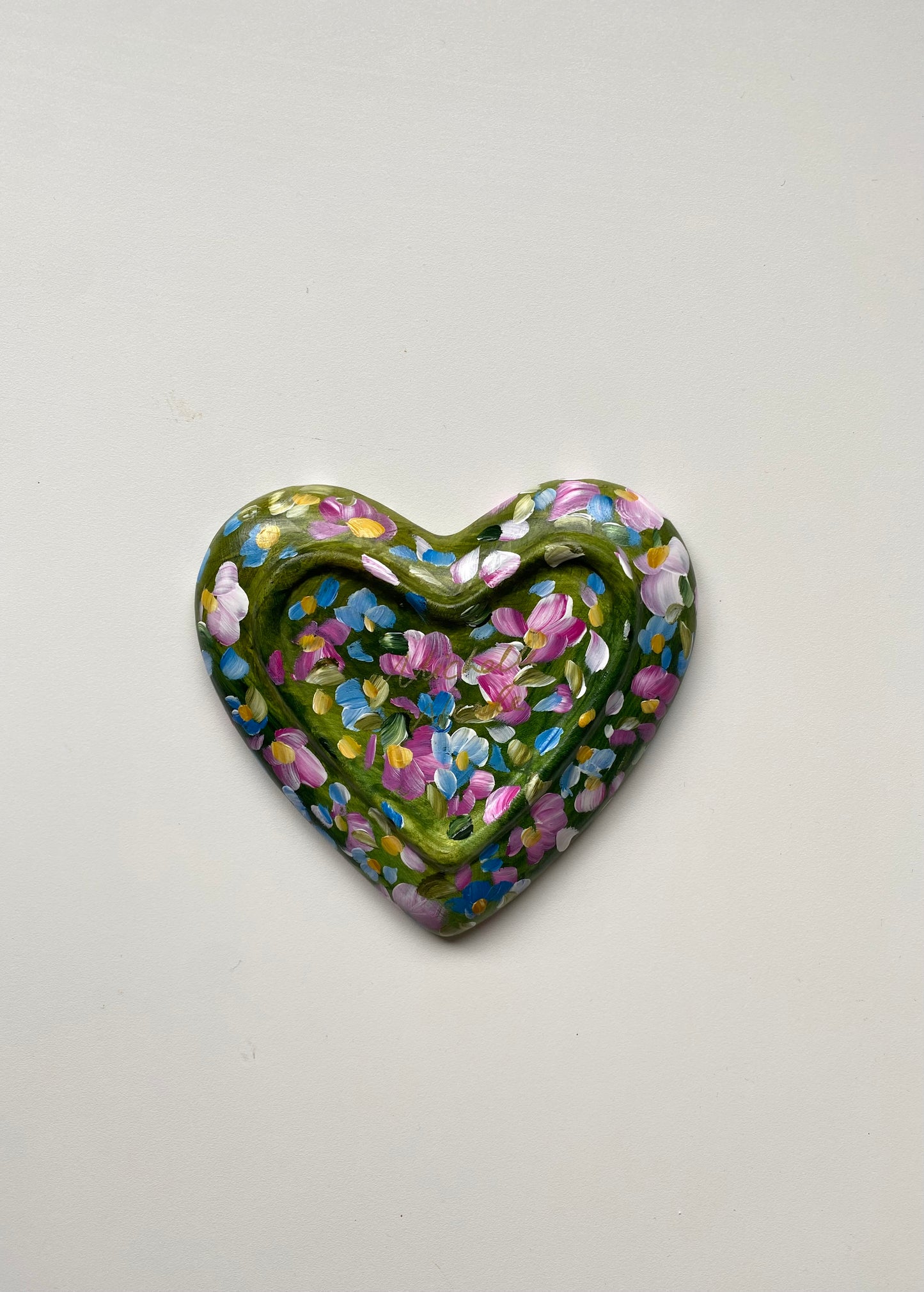 Heart Shaped Ceramic Trinket Tray #4