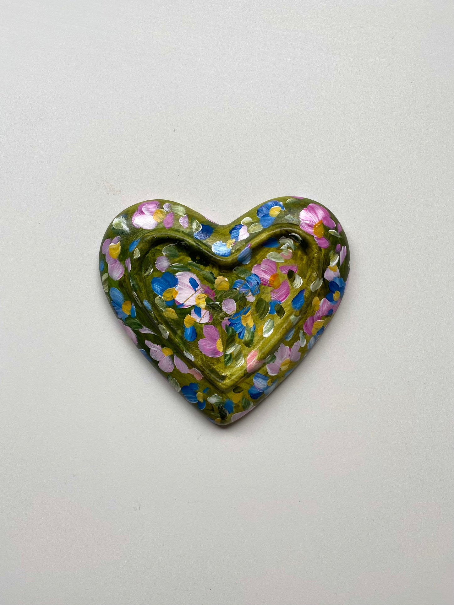 Heart Shaped Ceramic Trinket Tray #1