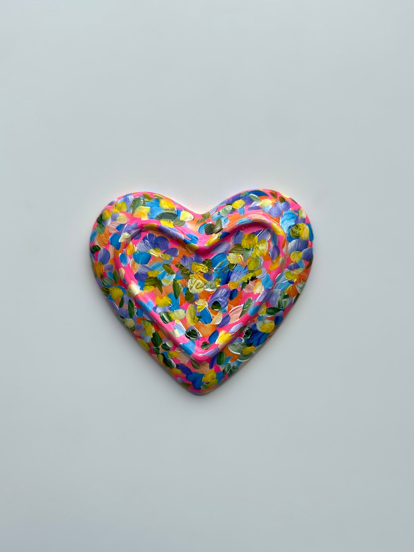 Heart Shaped Ceramic Trinket Tray #11