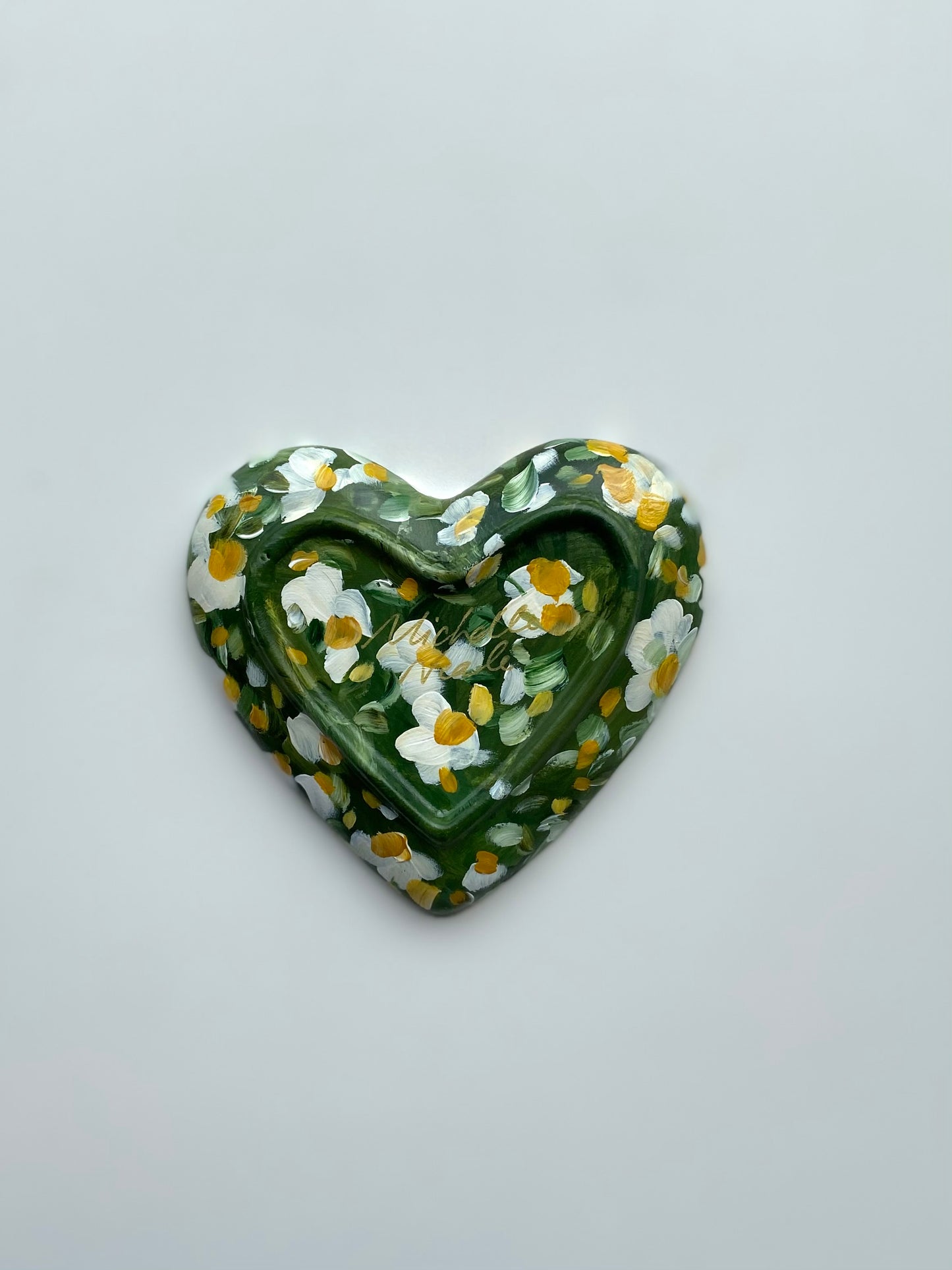 Heart Shaped Ceramic Trinket Tray #8