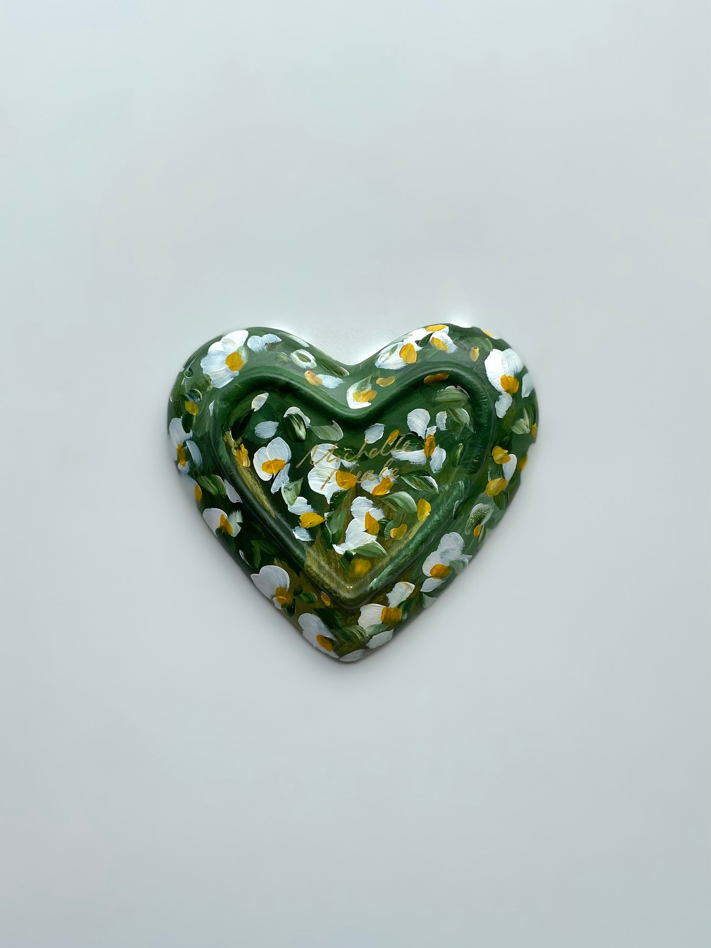 Heart Shaped Ceramic Trinket Tray #9