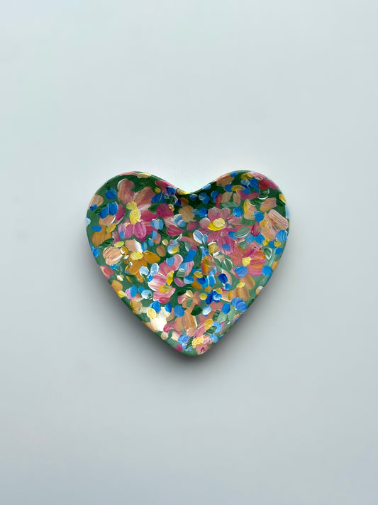 Heart Shaped Ceramic Trinket Tray #14