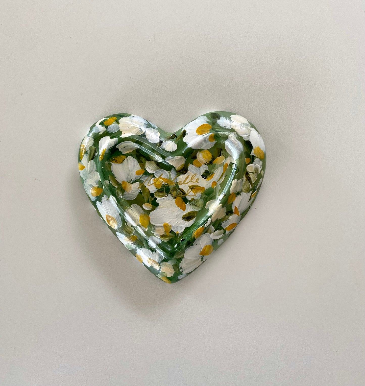 Heart Shaped Ceramic Trinket Tray #23