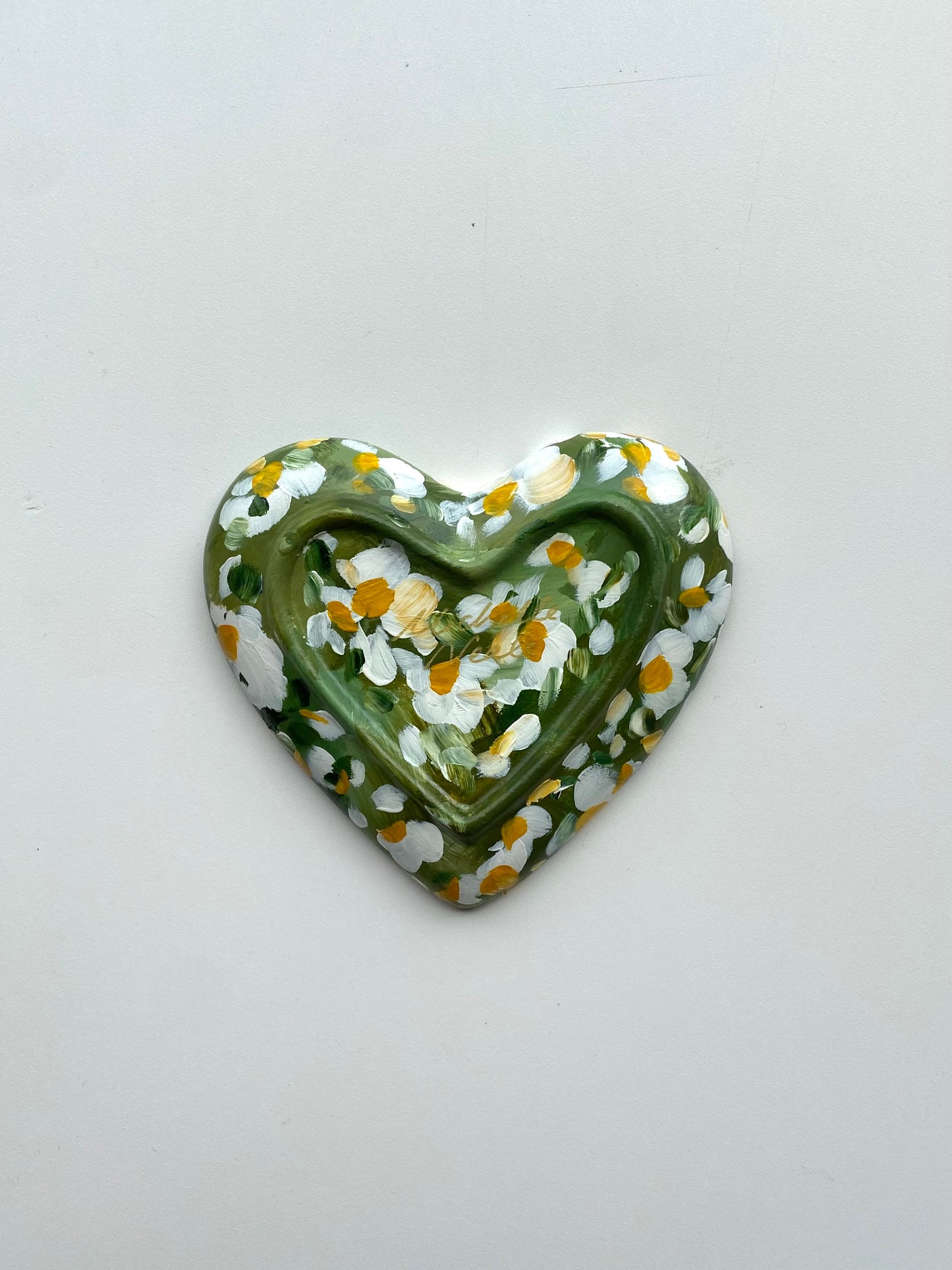 Heart Shaped Ceramic Trinket Tray #7