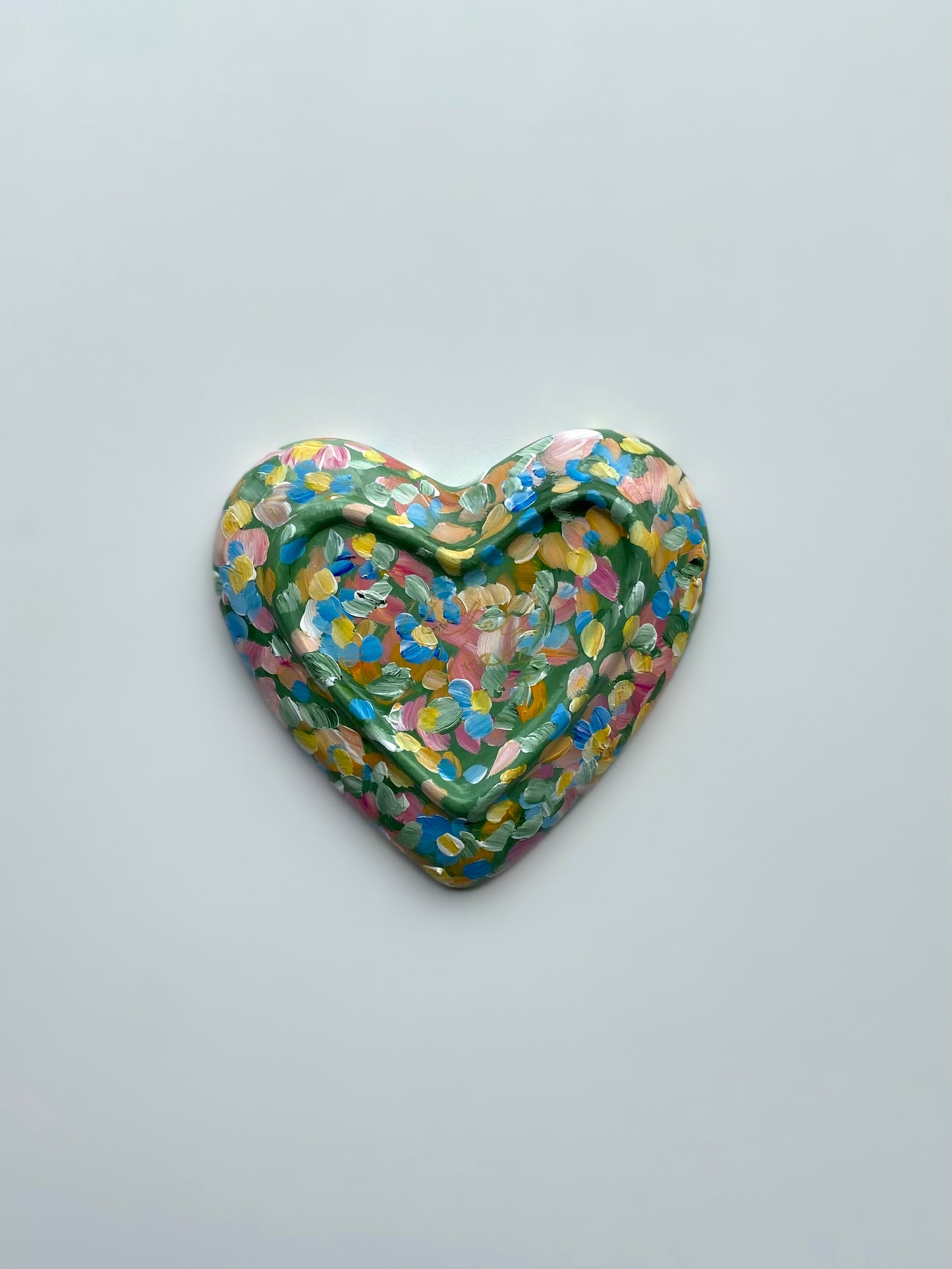 Heart Shaped Ceramic Trinket Tray #13