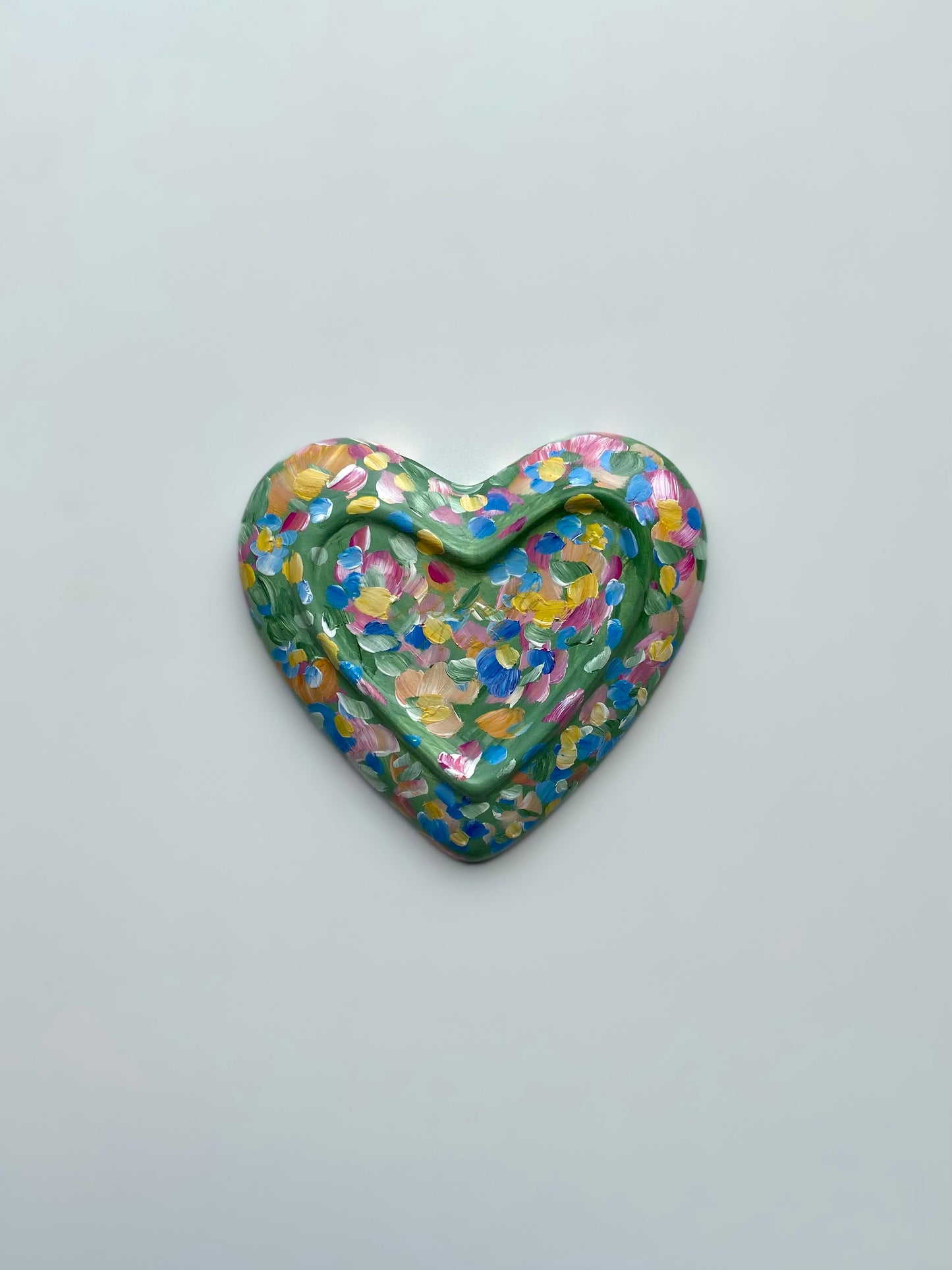 Heart Shaped Ceramic Trinket Tray #14
