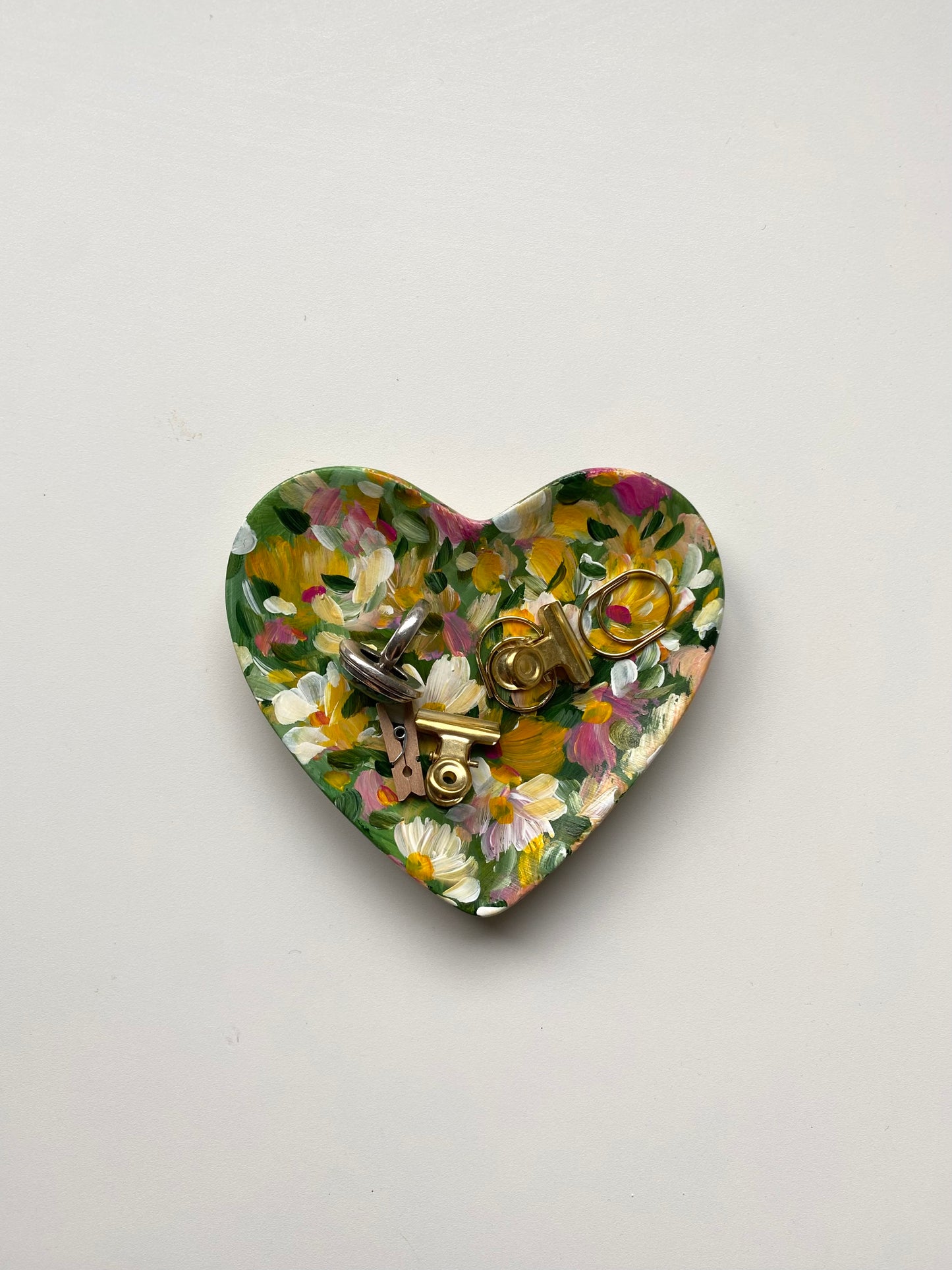 Heart Shaped Ceramic Trinket Tray #6