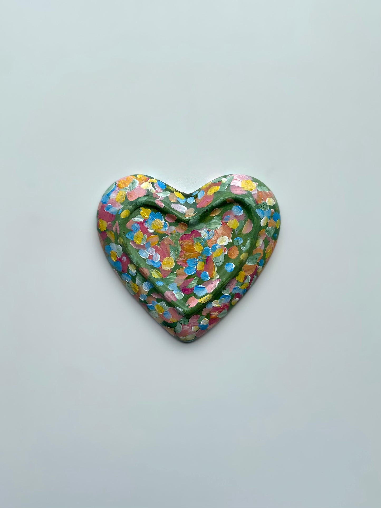 Heart Shaped Ceramic Trinket Tray #15