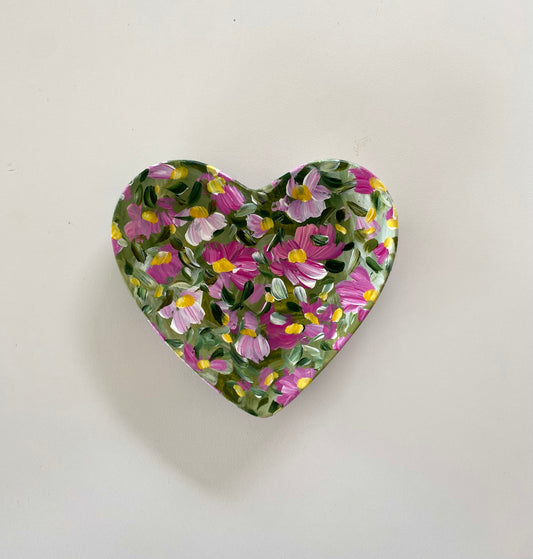 Heart Shaped Ceramic Trinket Tray #22