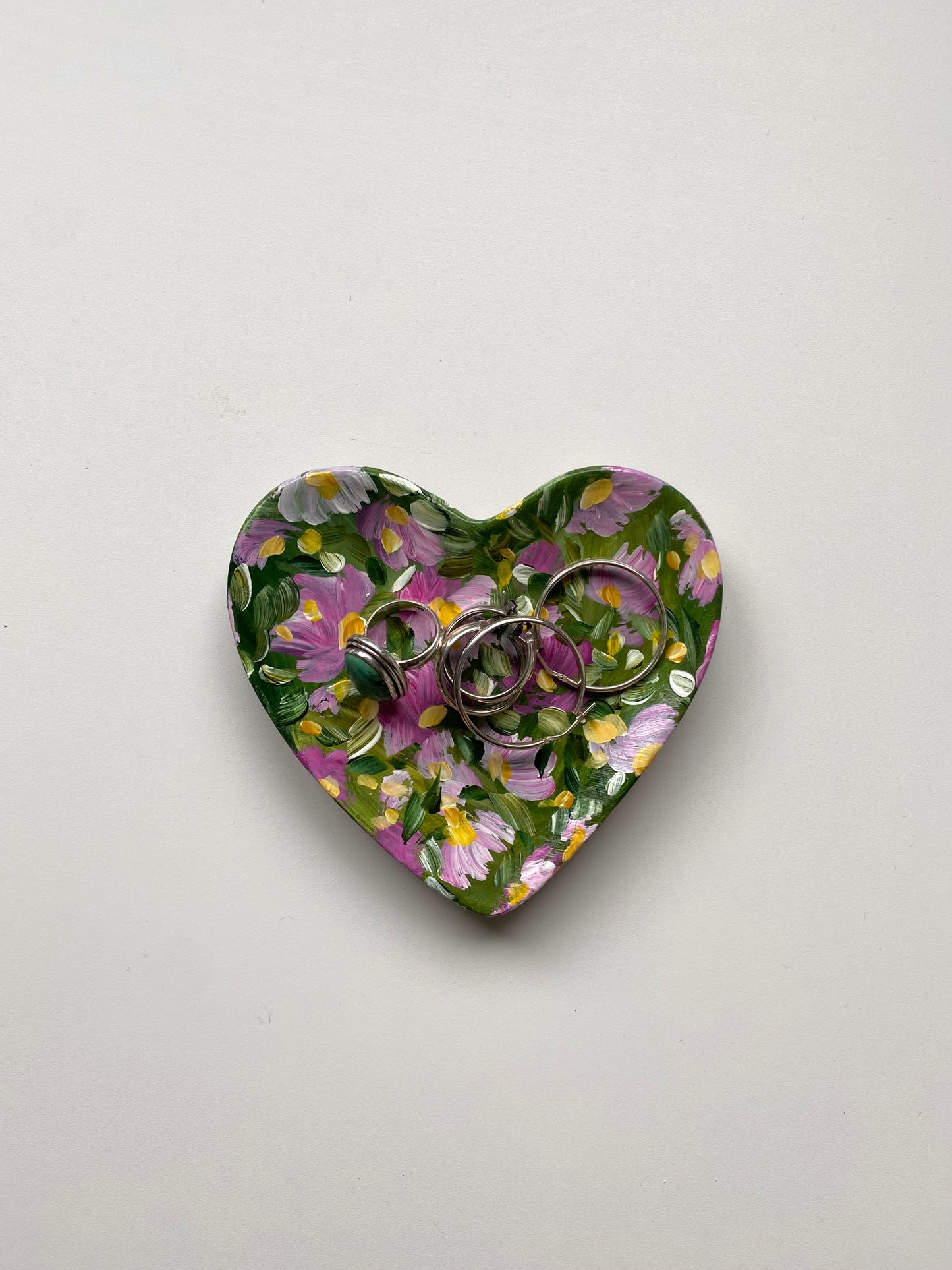 Heart Shaped Ceramic Trinket Tray #2