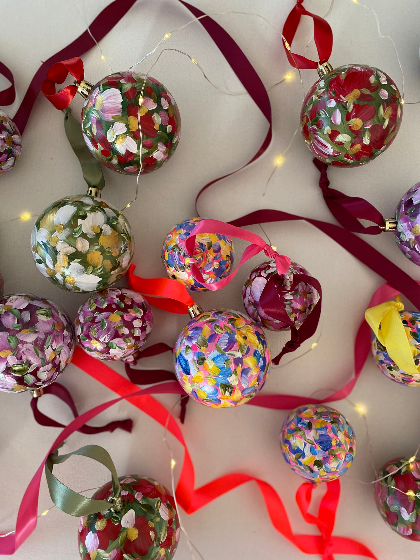 Hand Painted Christmas Bauble (for in person use only)