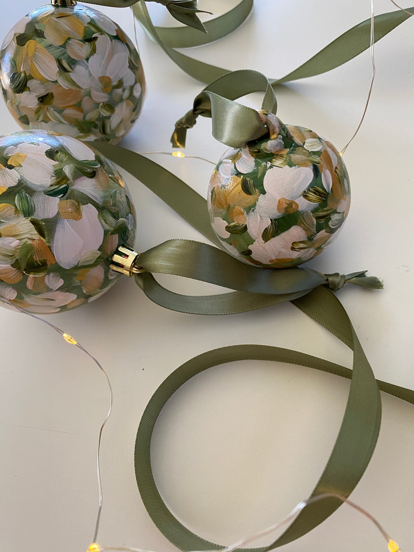 Evergreen - Hand Painted Christmas Bauble