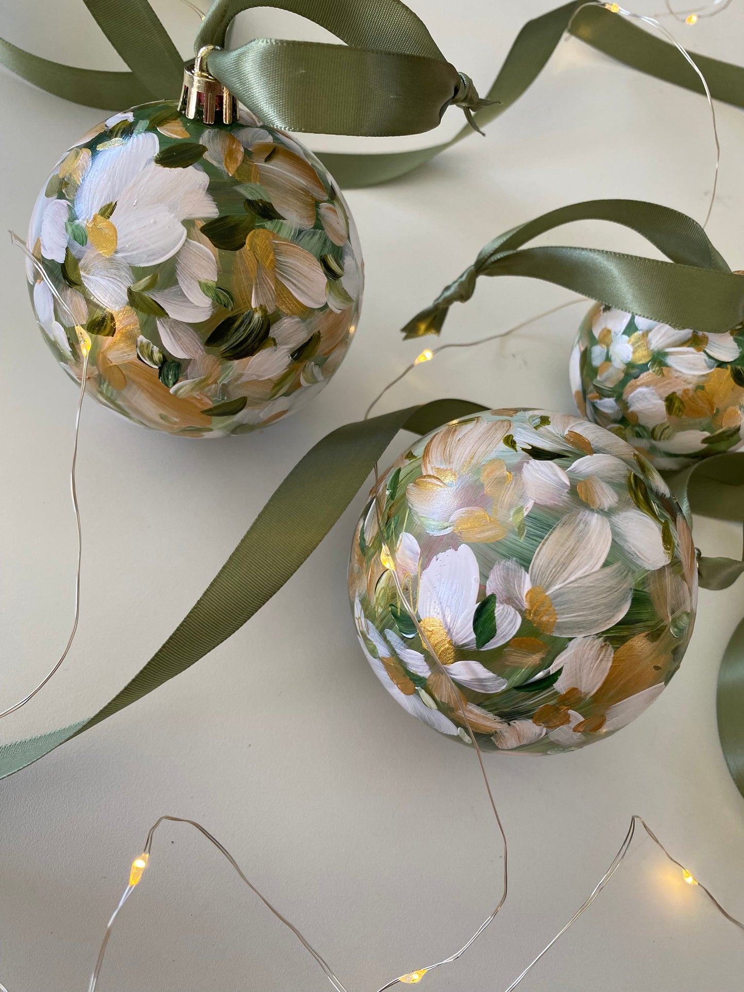 Evergreen - Hand Painted Christmas Bauble