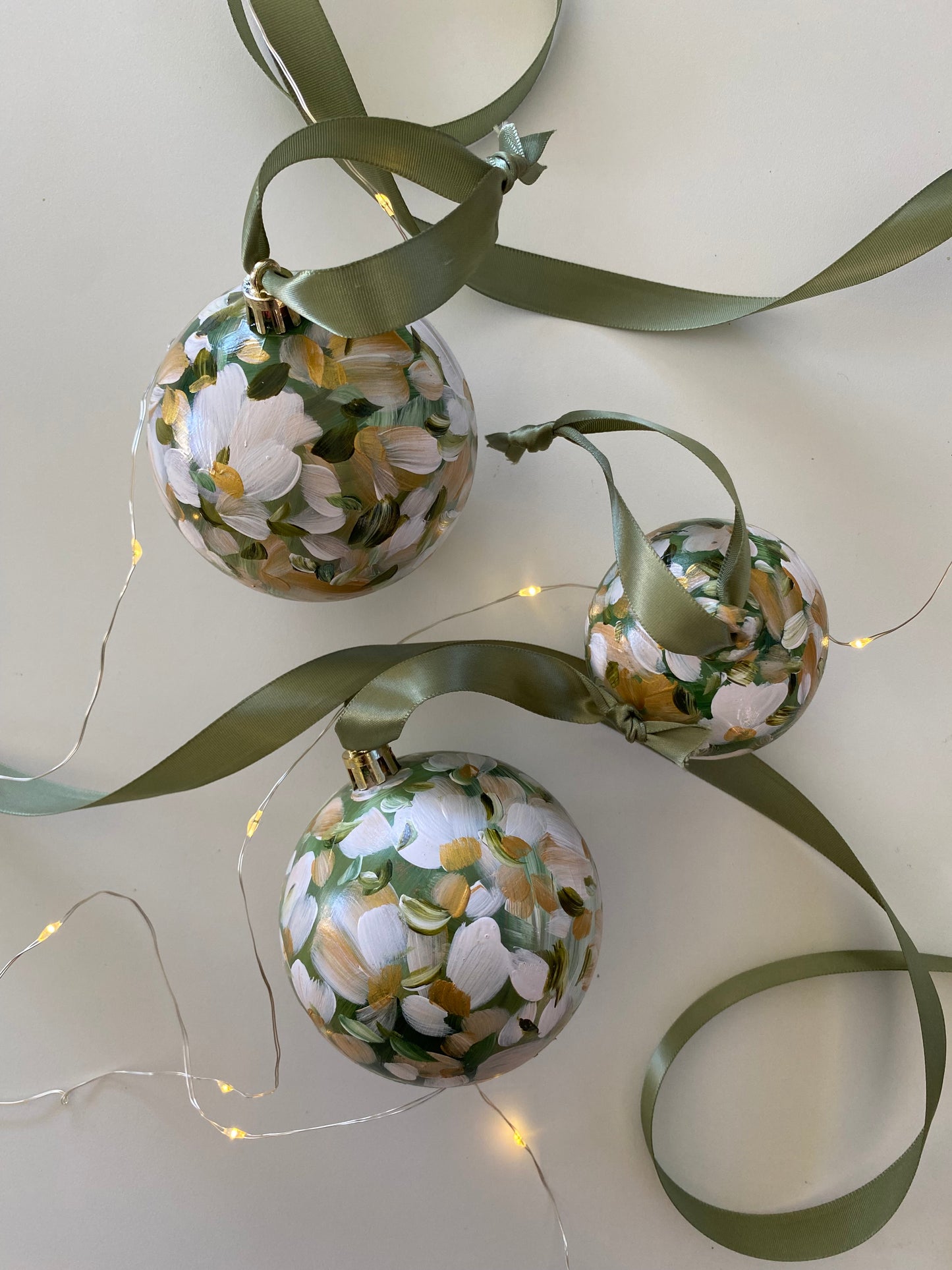 Evergreen - Hand Painted Christmas Bauble