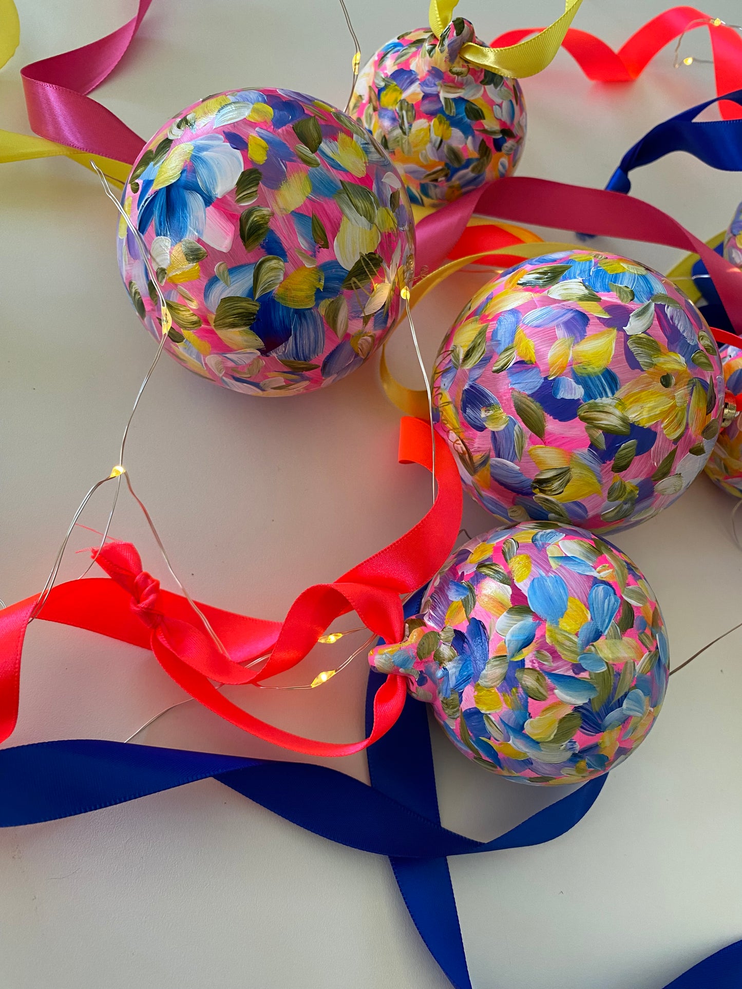 Carnival Christmas - Hand Painted Christmas Bauble