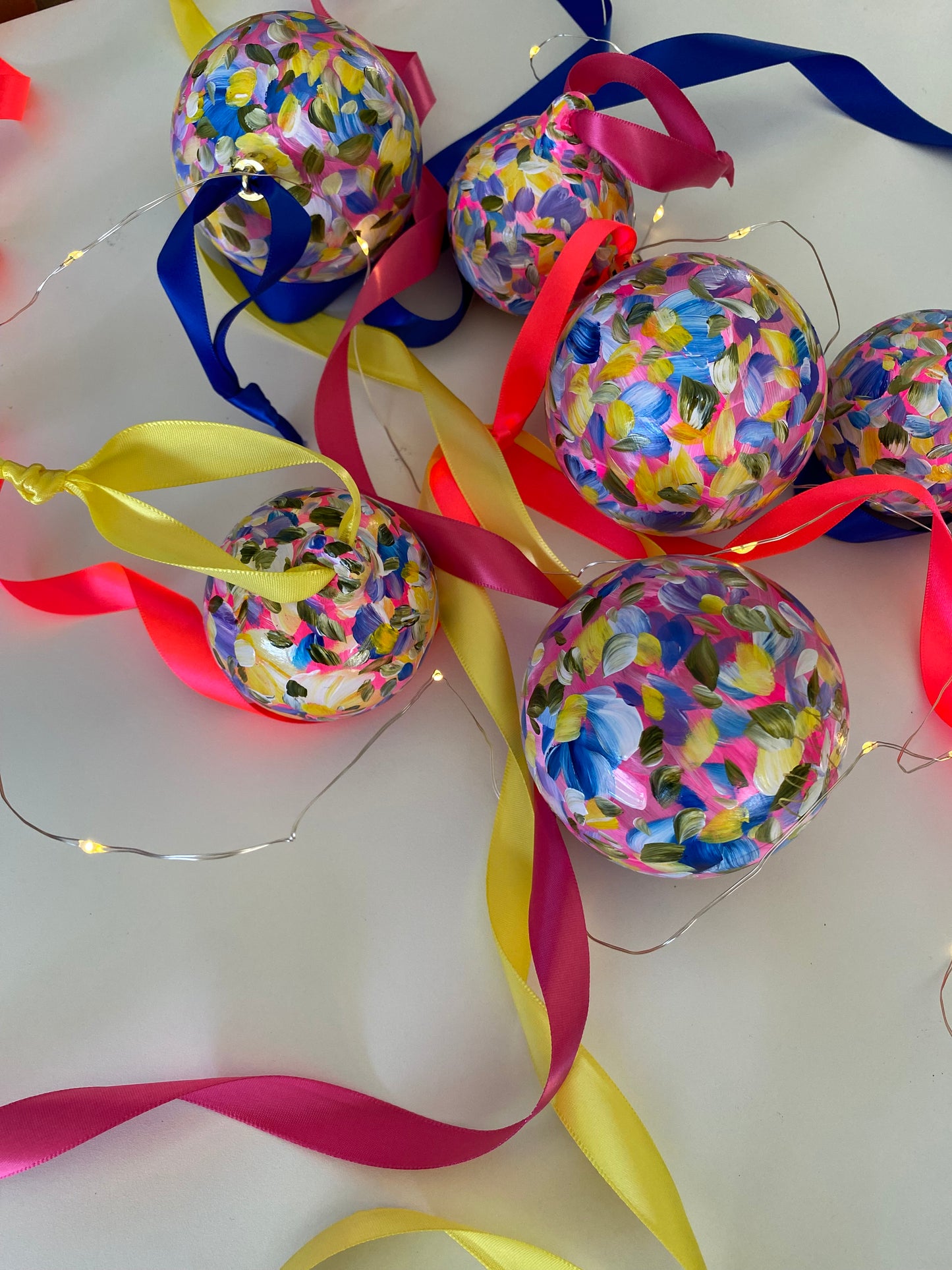 Carnival Christmas - Hand Painted Christmas Bauble