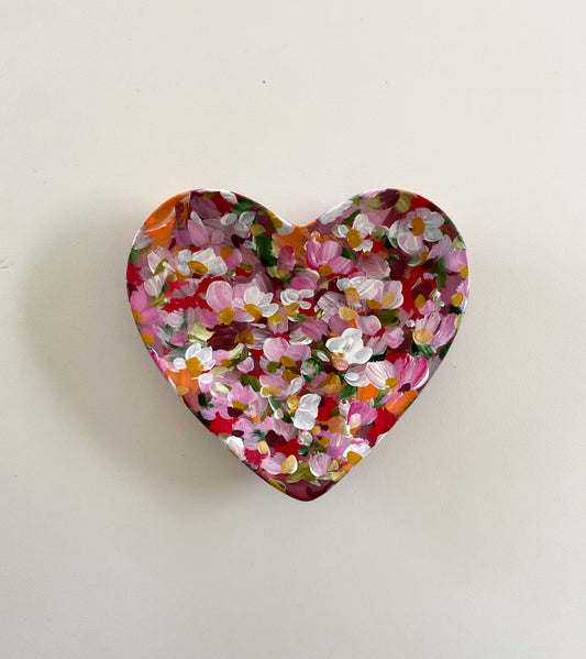 Heart Shaped Ceramic Trinket Tray #19