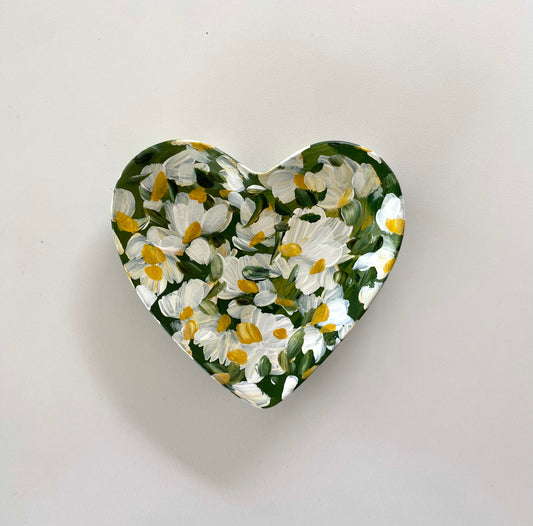 Heart Shaped Ceramic Trinket Tray #24