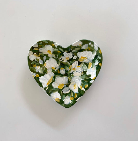Heart Shaped Ceramic Trinket Tray #25