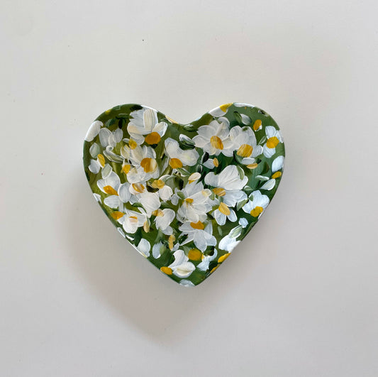 Heart Shaped Ceramic Trinket Tray #27