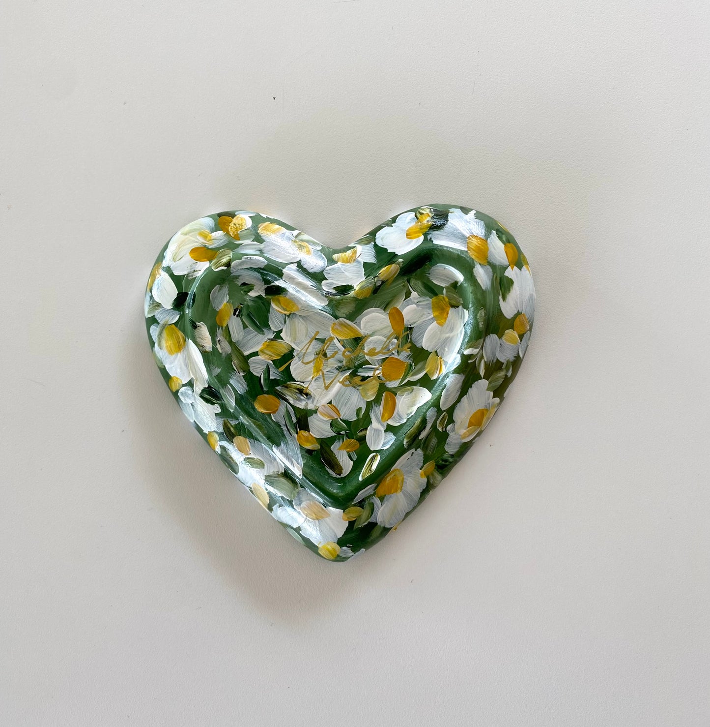Heart Shaped Ceramic Trinket Tray #27